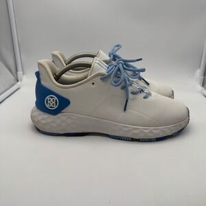 G/FORE MG4+ G4LF21EF26‎ Golf Shoes Men's 8.5 White Blue Pray For Birdies
